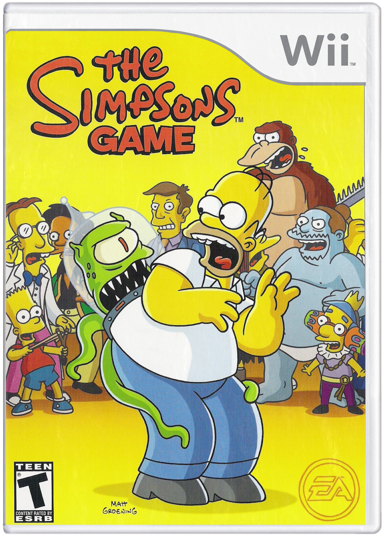 The Simpsons Game cartridge